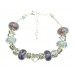 Handmade Lilac 'Mum' Bracelet with Purple Gift Box